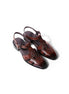 Momjan Diamond-Cut Dress Fisherman Sandal for Men - Buckled Leather Fisherman Sandals