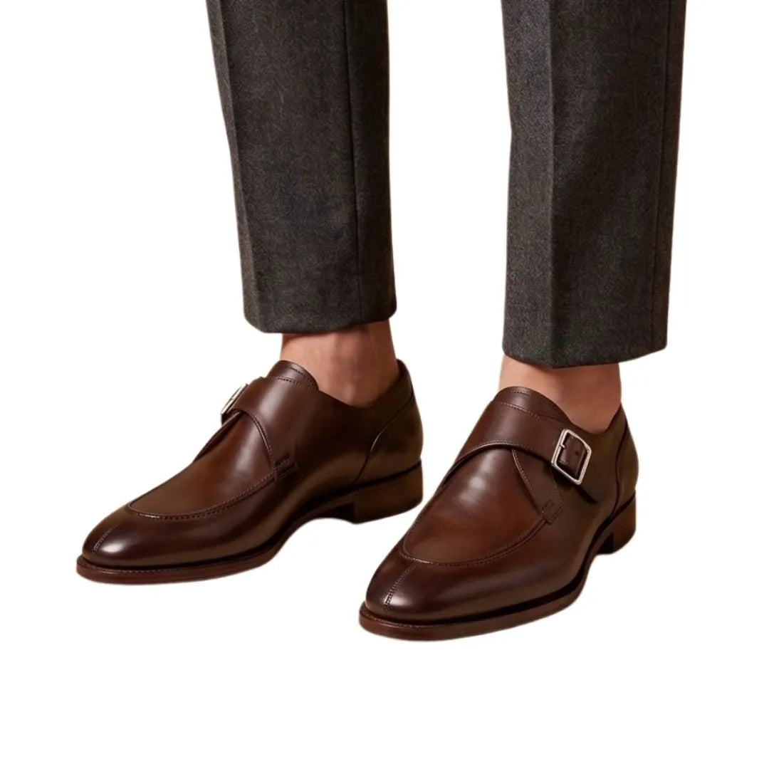 Morsano Apron Monk Single Monk for Men - Monk Strap Shoes
