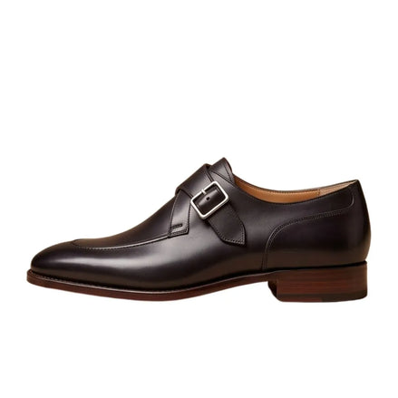 Mori Medallion Monk Single Monk for Men - Monk Strap Shoes