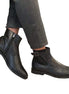 Monterosso Single Monk Strap Ankle Boot for Men - Buckled Leather Ankle Boots