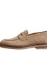 Mattarello Suede Crepe Penny Penny Loafer for Men - Suede Penny Loafers