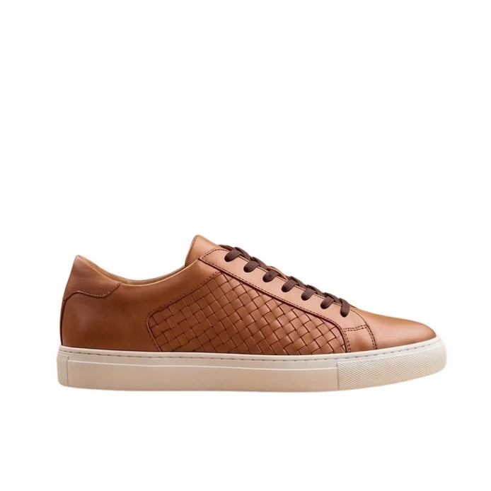 Miola Perforated Low-Top Sneaker for Men - Perforated Leather Sneakers