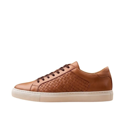 Miola Perforated Low-Top Sneaker for Men - Perforated Leather Sneakers
