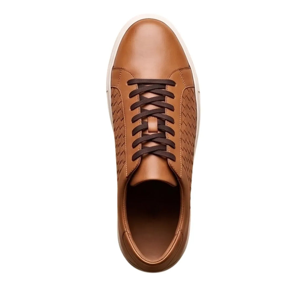 Miola Perforated Low-Top Sneaker for Men - Perforated Leather Sneakers