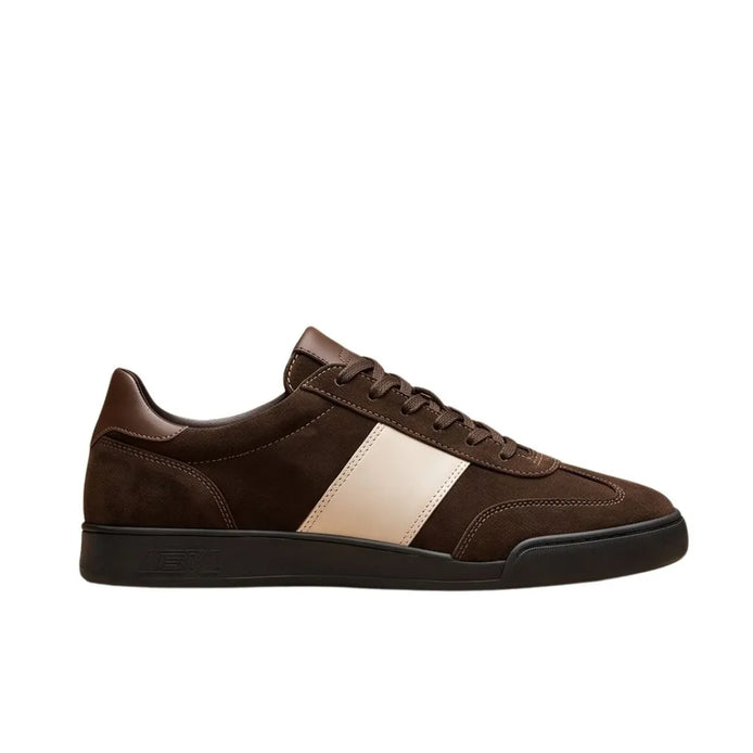 Montagnaga Suede Stripe Trainer Sneaker for Men - Retro Suede Trainers