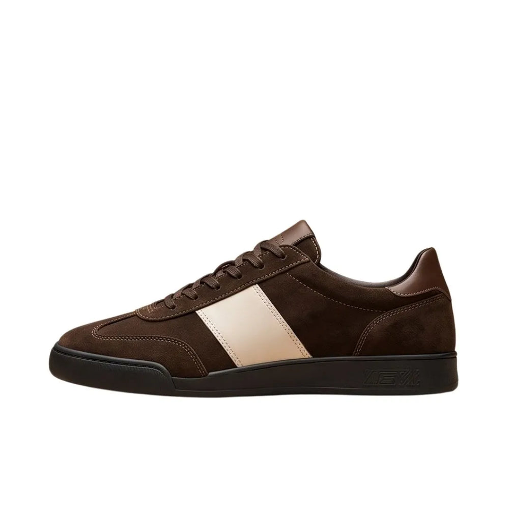 Montagnaga Suede Stripe Trainer Sneaker for Men - Retro Suede Trainers
