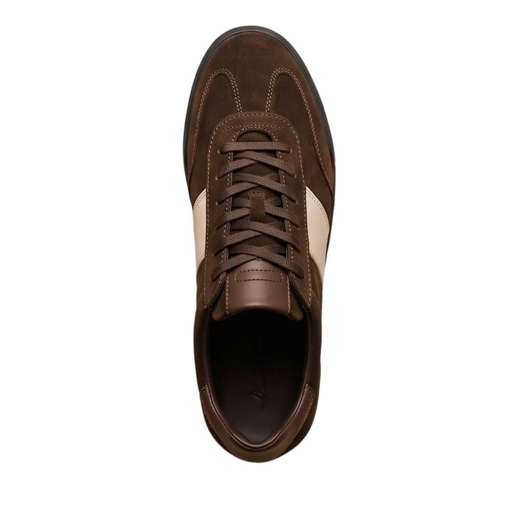 Montagnaga Suede Stripe Trainer Sneaker for Men - Retro Suede Trainers