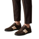 Montagnaga Suede Stripe Trainer Sneaker for Men - Retro Suede Trainers