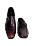 Murano Stitched-Toe Patina Single Monk Strap for Men - Hand-Burnished Statement Dress Shoes