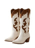 Marfa Two-Tone Inlay Cowboy Boot for Men - Tall Western Boots