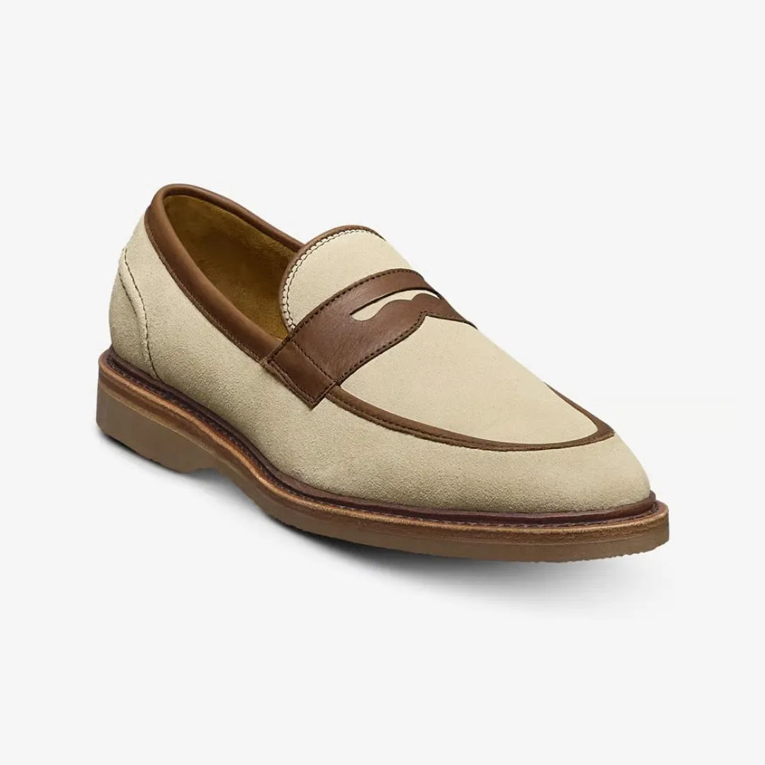 Marcignago Two-Tone Summer Penny Loafer for Men - Contrast Penny Loafers