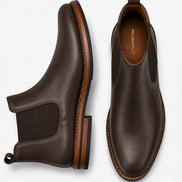 Moorfield Slim Chelsea Boot // Black Suede