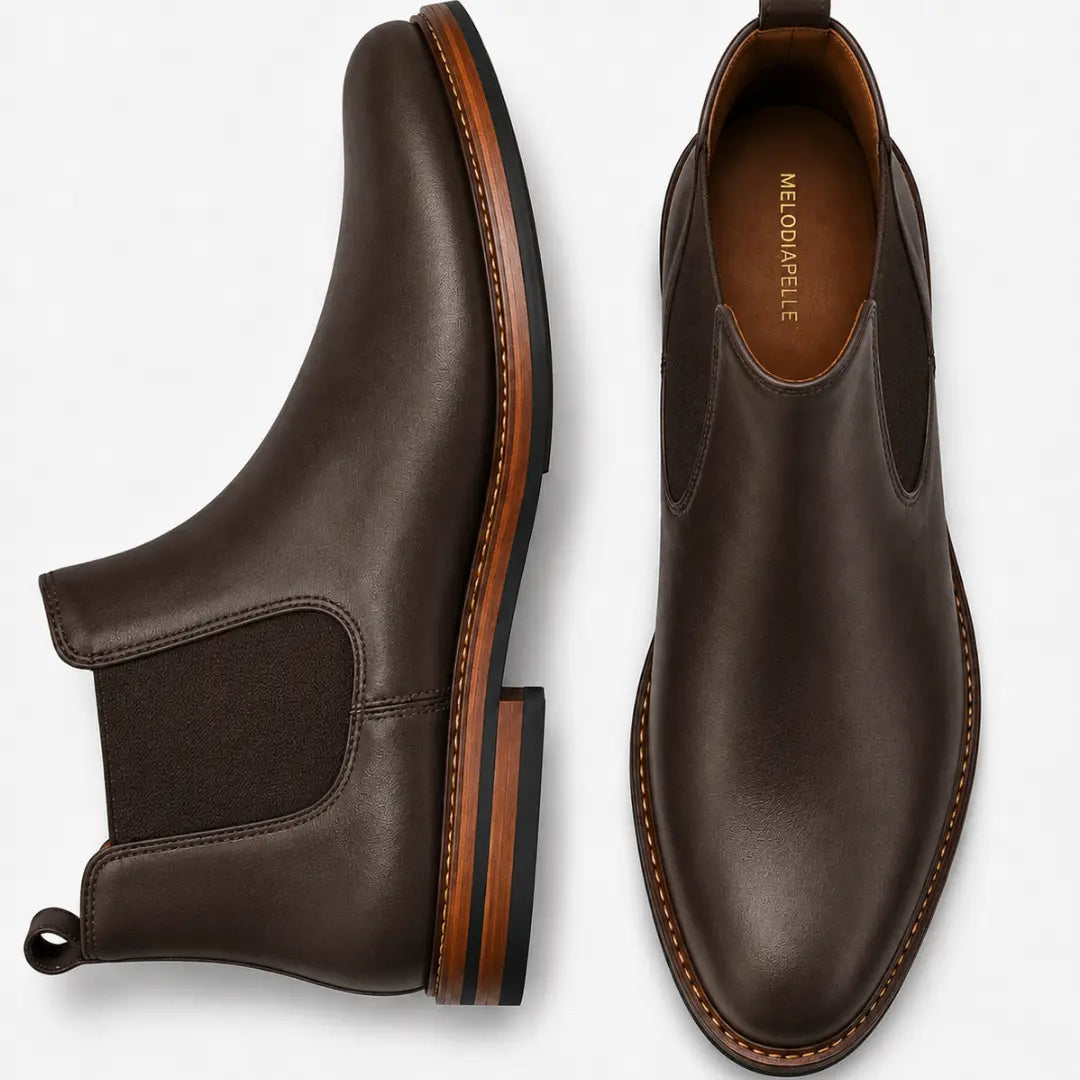 Moorfield Slim Chelsea Boot // Black Suede