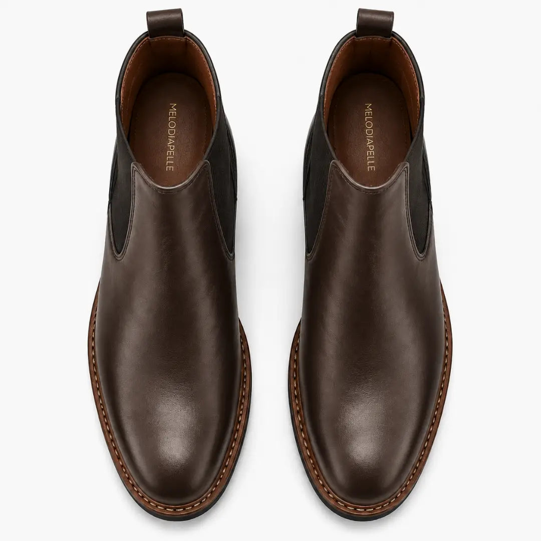 Moorfield Slim Chelsea Boot // Black Suede