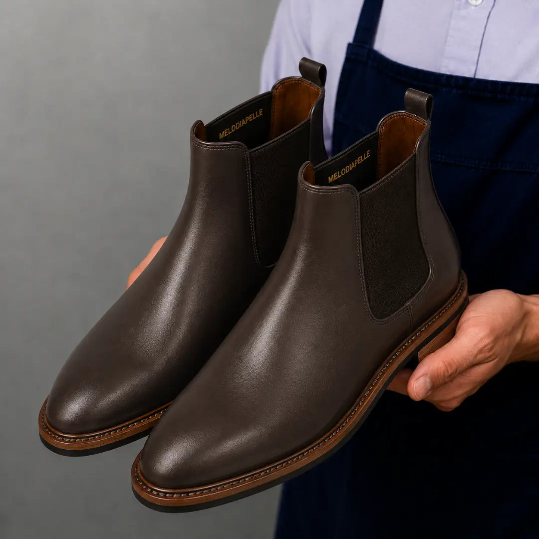 Moorfield Slim Chelsea Boot // Black Suede
