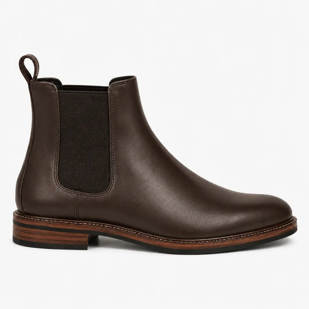 Moorfield Slim Chelsea Boot // Black Suede