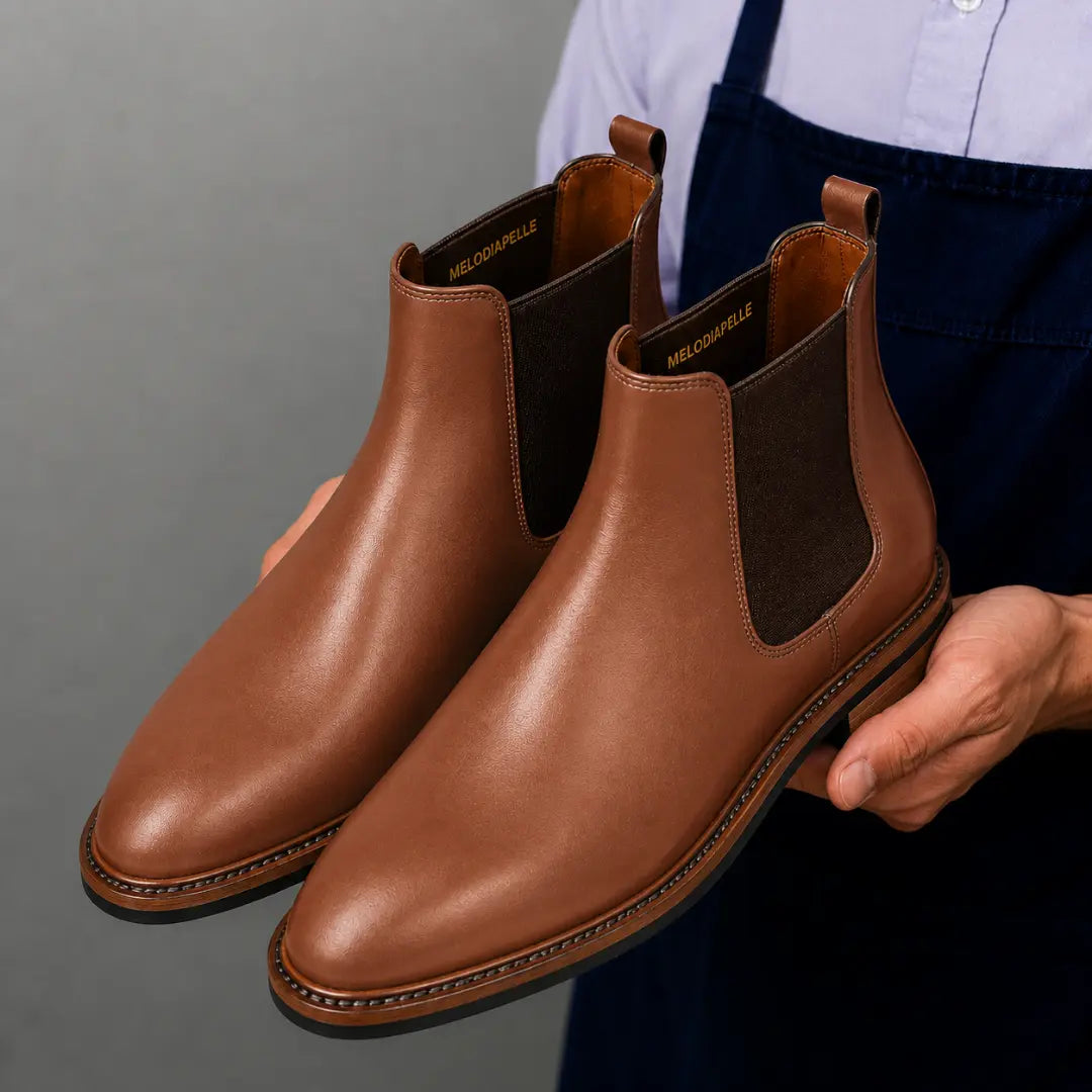 Moorfield Slim Chelsea Boot // Black Suede