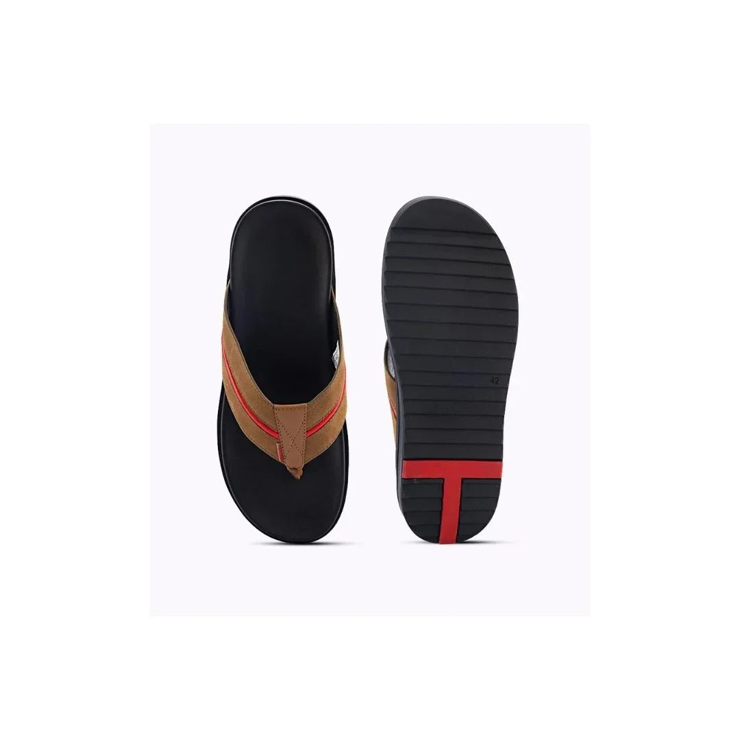 Marmorata Stripe Thong Flip-Flop for Men - Leather Flip-Flops