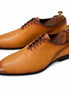 Montecosaro Brogued Heel-Seam Wholecut Oxford for Men - Hand-Finished Leather Oxford Shoes