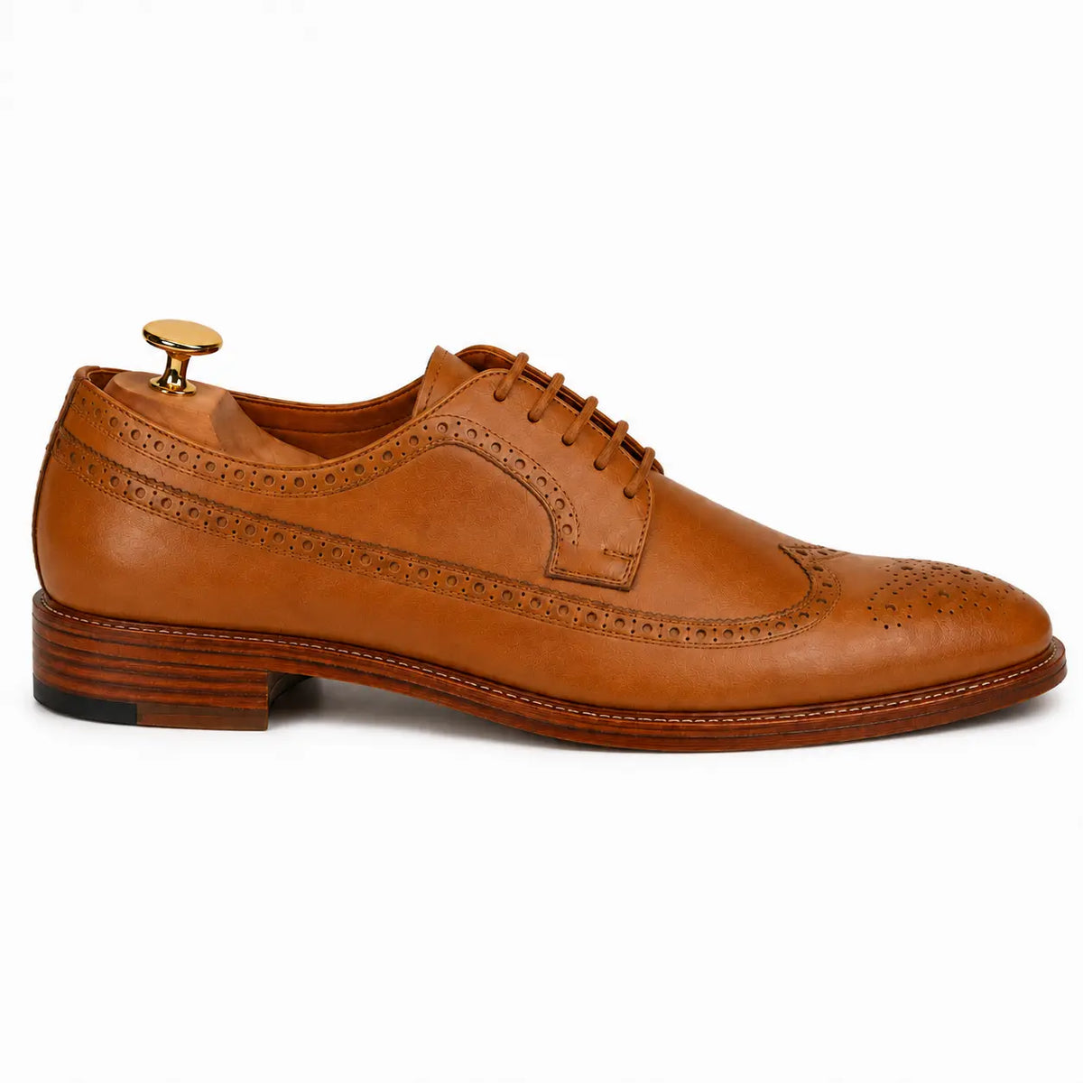 Missourie Longwing Brogue Derby for Men - Goodyear Welted Full-Grain Leather Shoes