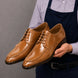 Mortlach Studded Apron Derby for Men - Goodyear Welted Leather Formal Shoes