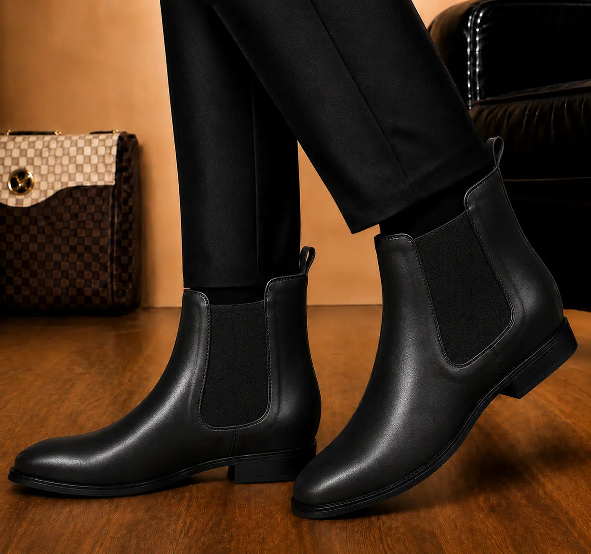 Mazarine Chelsea Boot for Men - Goodyear Welted Full-Grain Leather Boots