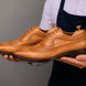Malcomb Croc-Panel Wingtip Derby for Men - Goodyear Welted Leather Shoes