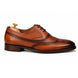 Mossverde Hand-Patina Wingtip Brogue Oxford for Men - Goodyear Welted Leather Shoes