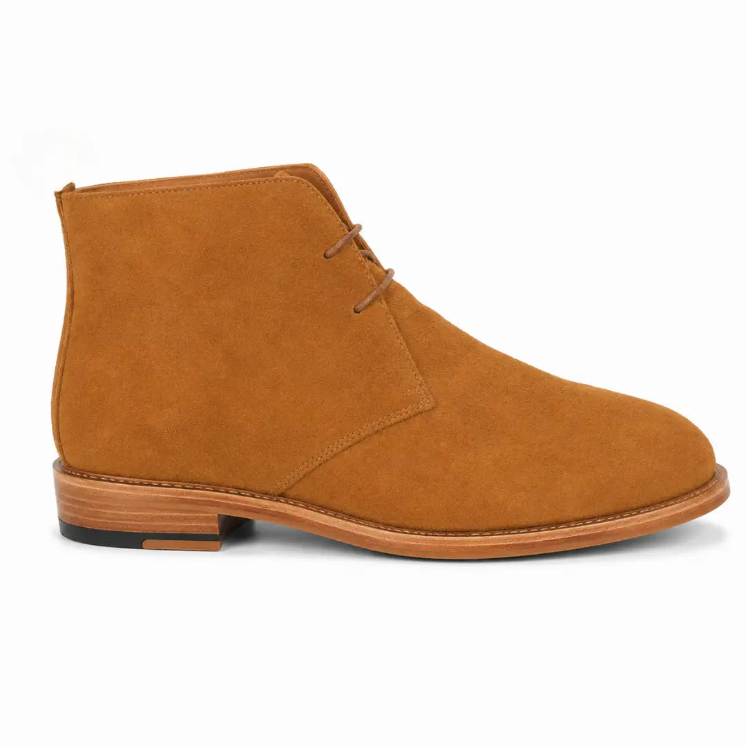 Maringa Suede Chukka Boot for Men - Goodyear Welted Leather Sole Boots