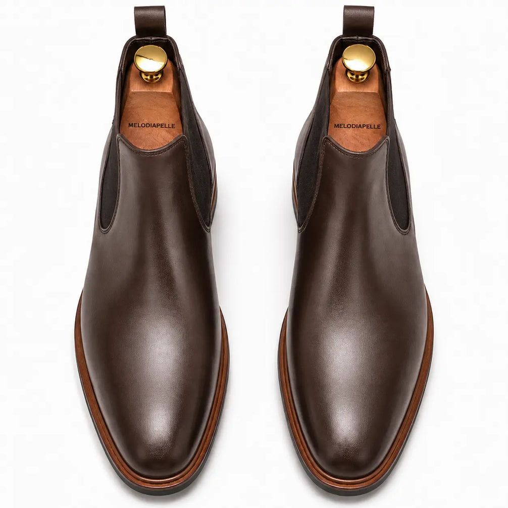 Mirage Chelsea Boot for Men - Goodyear Welted Full-Grain Leather Boots