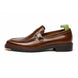 Marquis Braided-Welt Dress Penny Loafer for Men - Handmade Block-Heel Leather Shoes