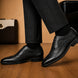 Malcomb Croc-Panel Wingtip Derby for Men - Goodyear Welted Leather Shoes