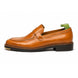 Marquis Braided-Welt Dress Penny Loafer for Men - Handmade Block-Heel Leather Shoes