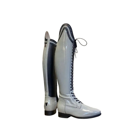 Madridejos Patent Field Field Riding Boot for Men - Lace-Front Patent Riding Boots