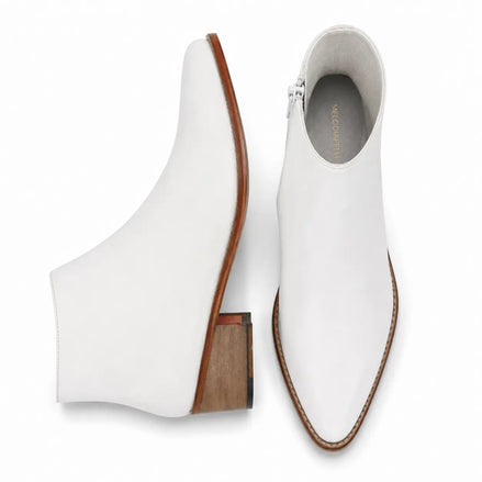Malone Zip Ankle Boot for Men - Goodyear Welted Leather Boots with Block Heel