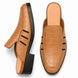 Molveno Croc-Embossed Slit Mule for Men - Backless Block-Heel Slip-On Shoes