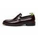 Marquis Braided-Welt Dress Penny Loafer for Men - Handmade Block-Heel Leather Shoes