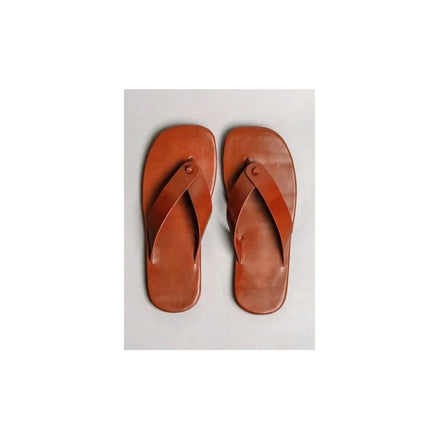 Mascarat Leather Thong Flip-Flop for Men - Minimal Leather Flip-Flops