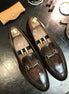 Montanaro Burnished Horsebit Loafer for Men - Hand-Burnished Horsebit Loafers