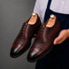 Munich Hand-Woven Brogue Oxford for Men - Goodyear Welted Leather Dress Shoes