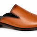 Mantova Burnished Leather Mule for Men - Backless Open-Heel Dress Shoes