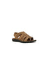 Milna Nubuck Multi-Strap Fisherman Sandal for Men - Open-Toe Nubuck Fisherman Sandals