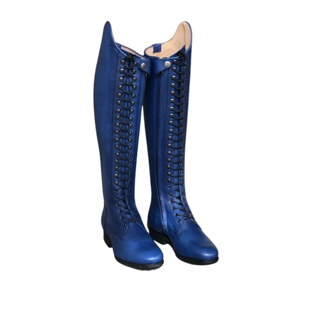 Magacela Pebble Lace Field Field Riding Boot for Men - Lace-Front Riding Boots