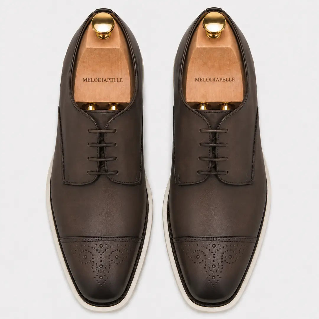 Moorland Cap-Toe Derby // Dark Chocolate
