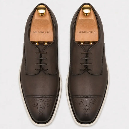 Moorland Cap-Toe Derby // Dark Chocolate