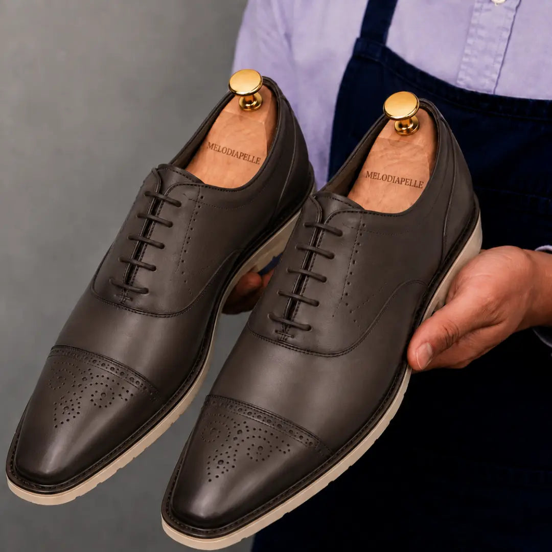 Moorland Cap-Toe Derby // Dark Chocolate