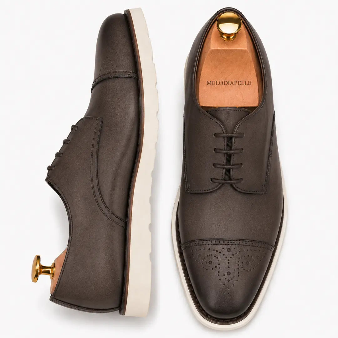 Moorland Cap-Toe Derby // Dark Chocolate