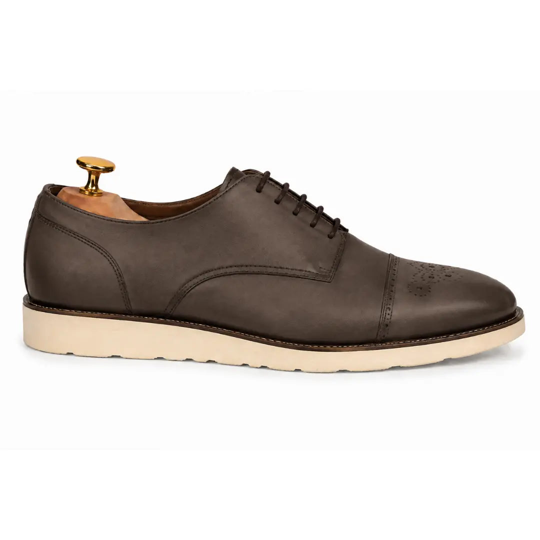 Moorland Cap-Toe Derby // Dark Chocolate