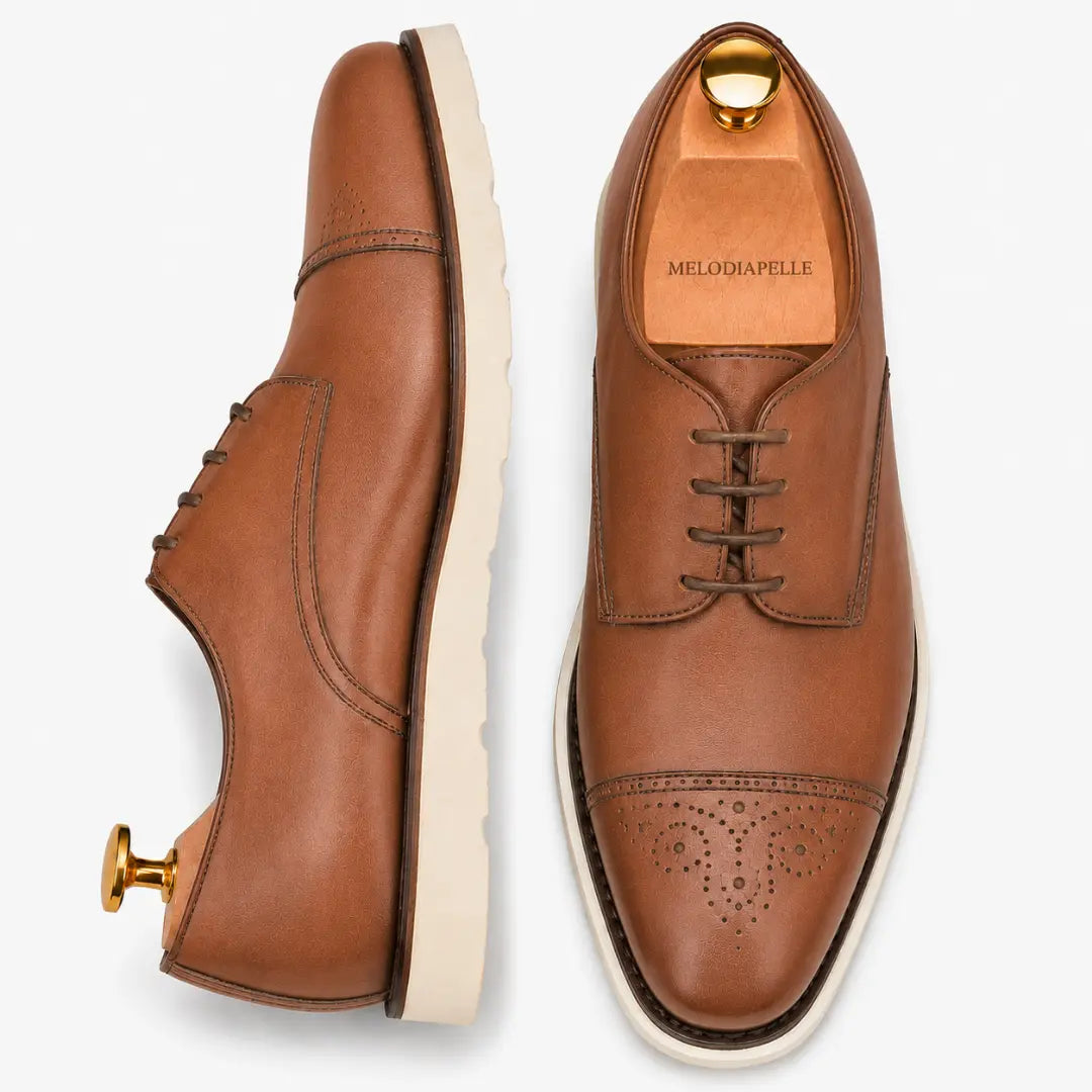 Moorland Cap-Toe Derby // Dark Chocolate