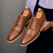Moorland Cap-Toe Derby // Dark Chocolate